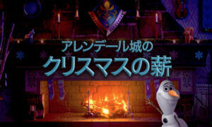 アレンデール城のクリスマスの薪